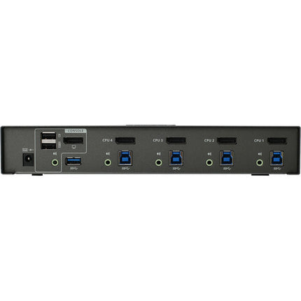 IOGEAR 4 Puertos Switch DisplayPort KVMP con Hub USB 3.1 Gen 1 4K UHD