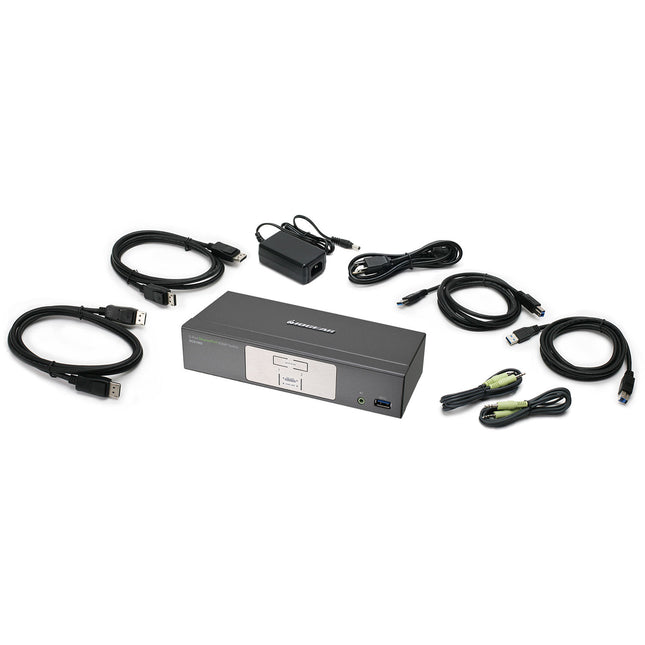 IOGEAR Switch KVMP 2 Puertos DisplayPort USB 3.0 4K 3840x2160