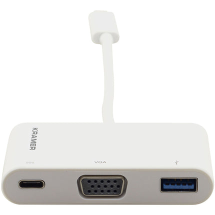 Kramer Adaptador Multipuerto USB 3.1 Tipo-C a VGA 1900x1200 60W