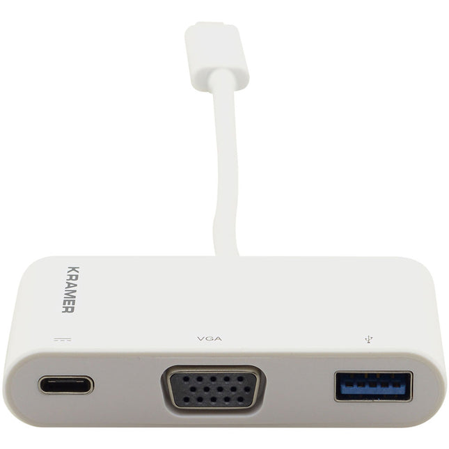 Kramer Adaptador Multipuerto USB 3.1 Tipo-C a VGA 1900x1200 60W