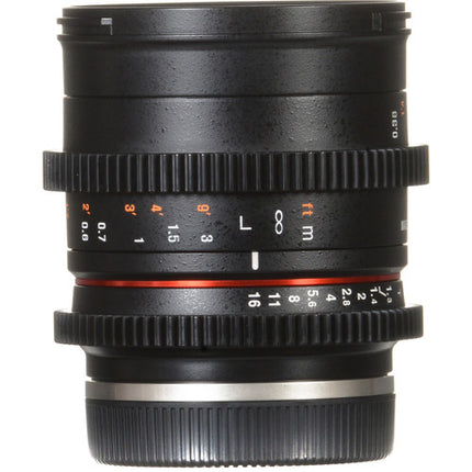 Rokinon 35mm T1.3 objetivo compacto cine E-Mount 62mm filtro 15" enfoque mínimo