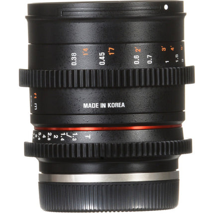 Rokinon 35mm T1.3 objetivo compacto cine E-Mount 62mm filtro 15" enfoque mínimo