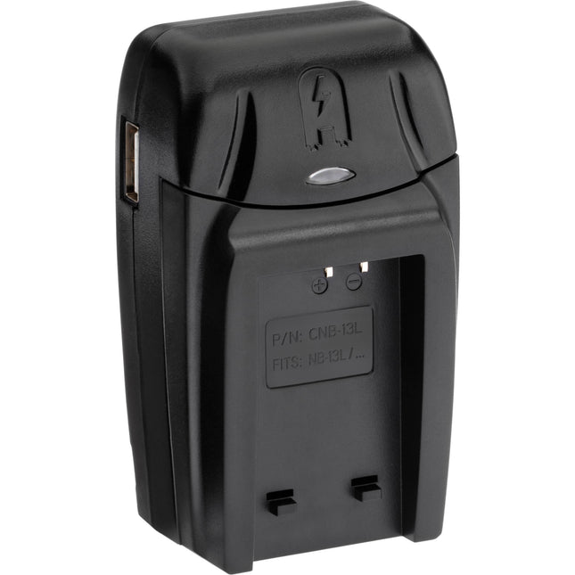 Watson Cargador Compacto AC/DC para Batería NB-13L con Adaptador Euro y Auto