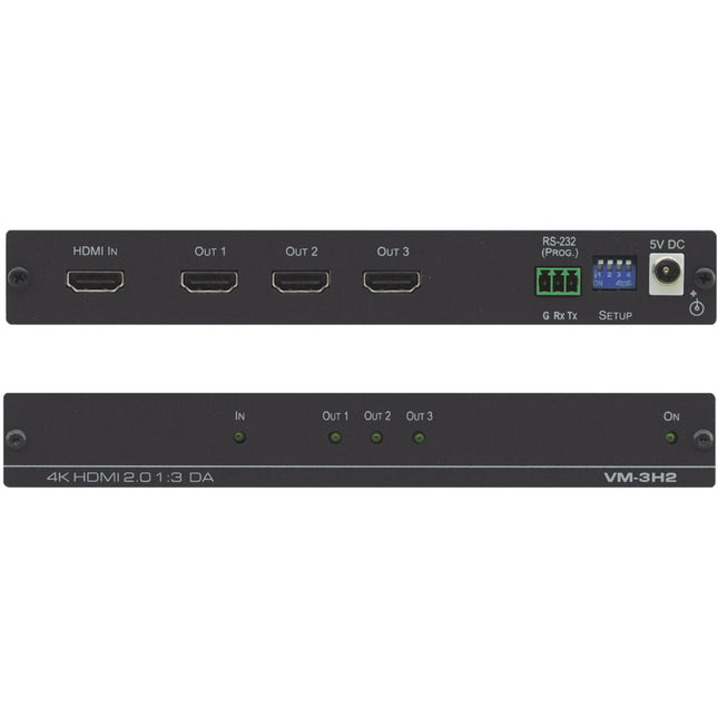 Kramer 1:3 4K60 HDMI 2.0 Amplificador de Distribución de Señal