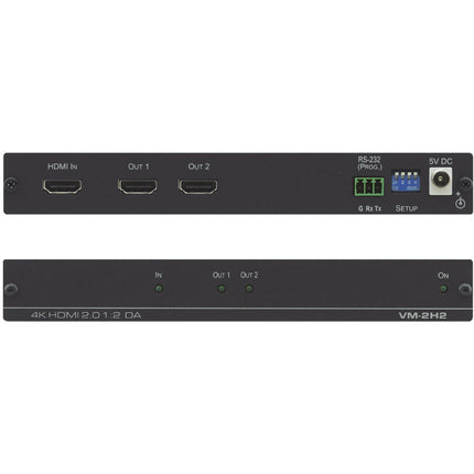 Kramer 1:2 Distribuidor HDMI 2.0 4K60 Amplificador de señal