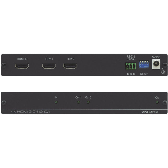Kramer 1:2 Distribuidor HDMI 2.0 4K60 Amplificador de señal