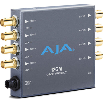 AJA 12GM 12G-SDI a SDI Muxer DeMuxer Soporta Resolución DCI 4K