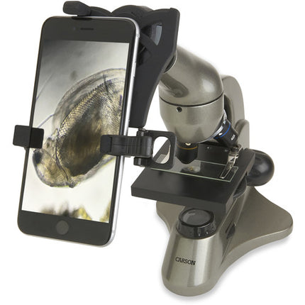 Carson MS-040 Microscopio Biológico 400x con Adaptador Universal para Smartphones