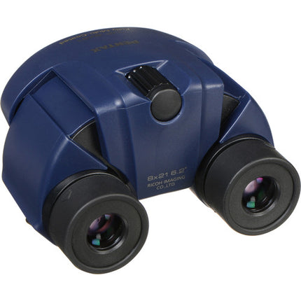 Pentax 8x21 U-Series UP Binoculares Azul Lentes Asféricas Foco Central