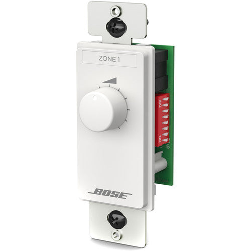 Bose Professional ControlCenter CC-1 Controlador de Zona Blanco con Control de Volumen y Selección de Canal