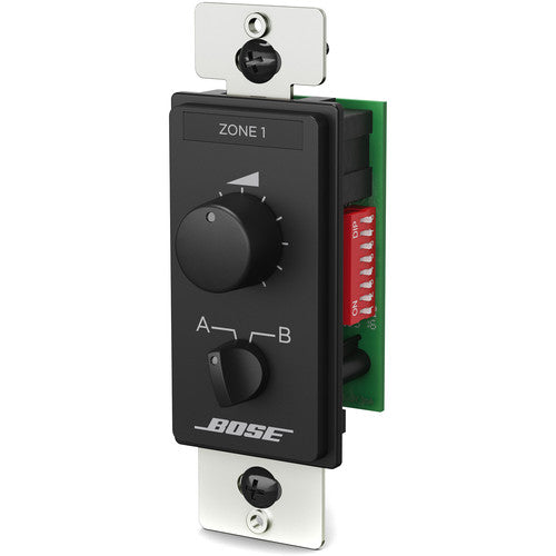 Bose Professional ControlCenter CC-2 Controlador de Zona Negro con 2 RJ-45 y Selector A/B