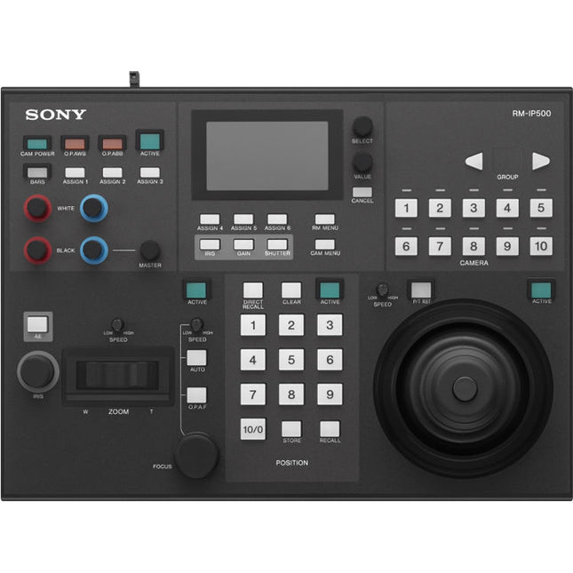 Sony RM-IP500/1 Control Remoto Profesional para Cámaras PTZ con Joystick y 100 Presets