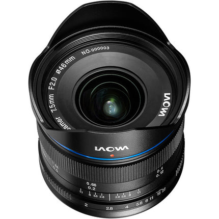 Venus Optics Laowa 7.5mm f2 Lente para Micro Cuatro Tercios Apertura f2 a f22