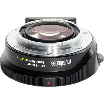 Metabones Canon EF a Montura Sony E Speed Booster 0.71x Ultra II generación 5 con estabilización y botón programable