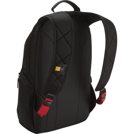 Case Logic Mochila para Laptop 14 Pulgadas Negra Resistente a Rayones Con Panel Organizativo