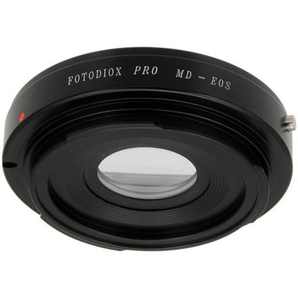 FotodioX Pro Adaptador Montura para Lente Minolta MD MC SR a Canon EF con Corrección 1.4x y Construcción Metálica
