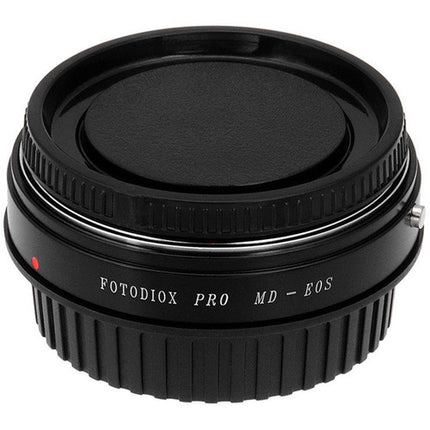 FotodioX Pro Adaptador Montura para Lente Minolta MD MC SR a Canon EF con Corrección 1.4x y Construcción Metálica