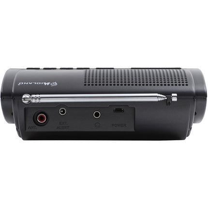 Midland WR400 Deluxe Radio Meteorológica NOAA con Pantalla LCD y Sirena 85dB
