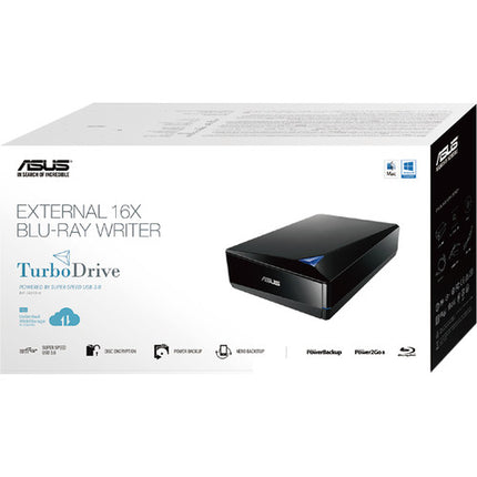 ASUS BW-16D1X-U Unidad Blu-ray Externa USB 3.0 Velocidad 16X