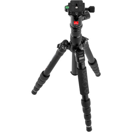Oben AT-3535 Trípode de Viaje Plegable de Aluminio Altura Máx 131 cm Capacidad 4 kg con Cabeza de Bola BE-208T