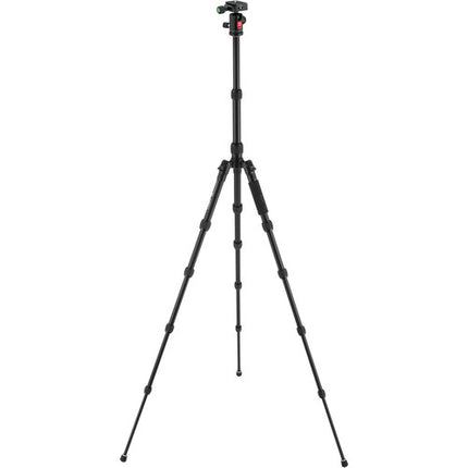 Oben AT-3535 Trípode de Viaje Plegable de Aluminio Altura Máx 131 cm Capacidad 4 kg con Cabeza de Bola BE-208T