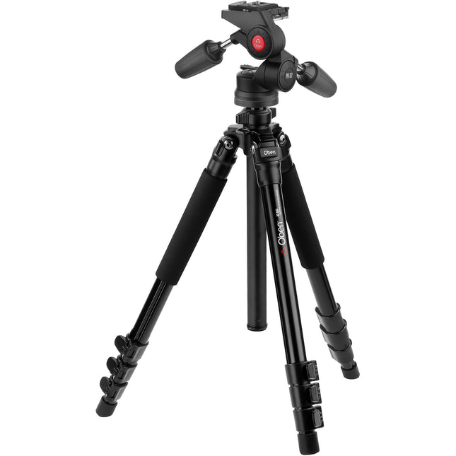 Oben AC-1451 Trípode de Aluminio 4 Secciones Altura 68.3 Pulgadas Carga 13.2 lb