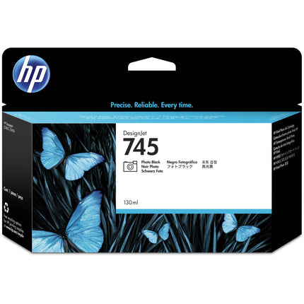 Cartucho de tinta HP 745 DesignJet Negro Foto 130mL para Z5600 Z2600
