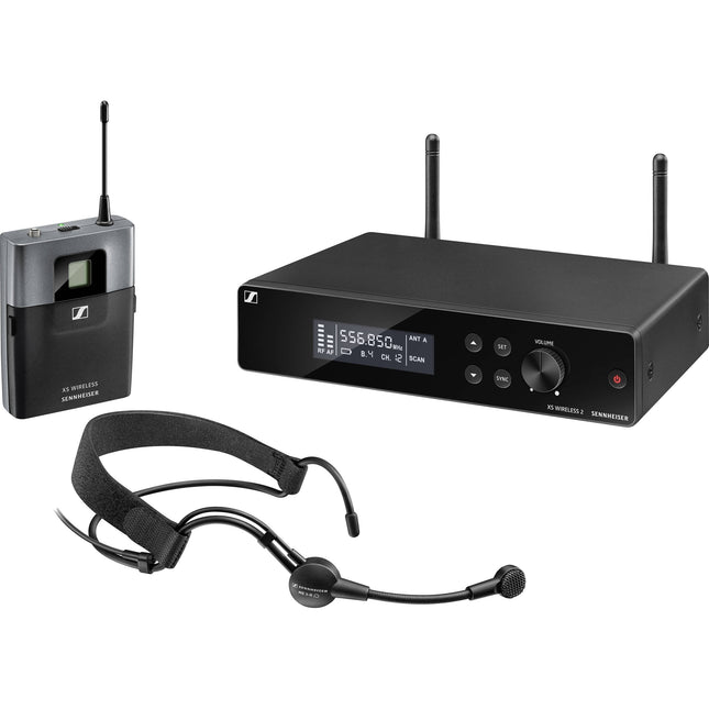 Sennheiser XSW2-ME3 Sistema Micrófono Inalámbrico Auricular 12 Canales 548-572 MHz Rackmount Kit