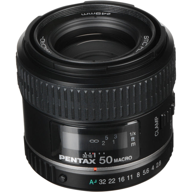 Pentax Normal smc P-D FA 50mm f2.8 Lente Macro Autofocus con Capuchones y Parasol