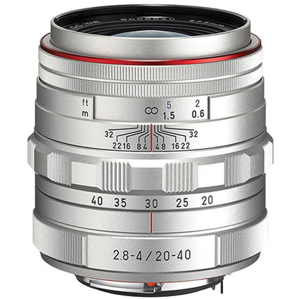 Pentax HD Pentax DA 20-40mm f/2.8-4 Objetivo Zoom Resistente al Clima Plata