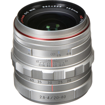 Pentax HD Pentax DA 20-40mm f/2.8-4 Objetivo Zoom Resistente al Clima Plata