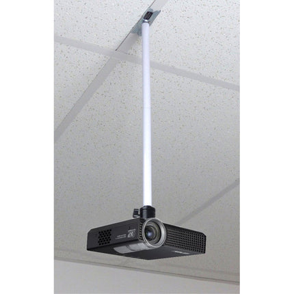 ALZO Soporte para Proyector Mini para Techo Suspendido con Extensores 8" y Capacidad 4 lb