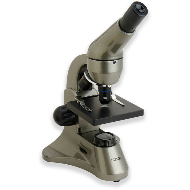 Carson MS-040 Microscopio Monocular Biológico 40x 100x 400x