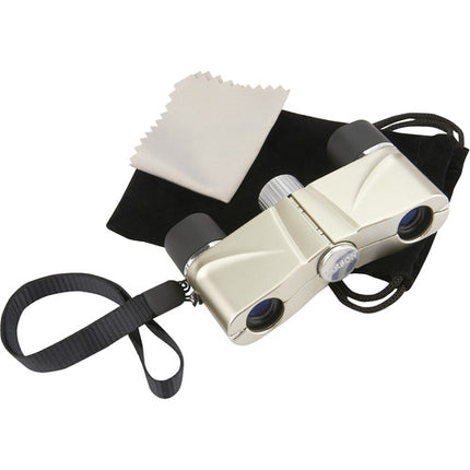 Carson 4x10 Operaview Binoculars prismas BK-7 distancia enfoque 1.5 m