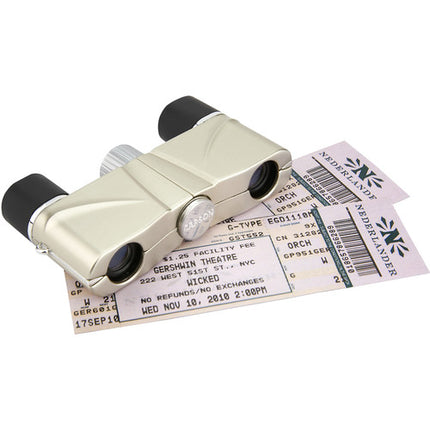 Carson 4x10 Operaview Binoculars prismas BK-7 distancia enfoque 1.5 m