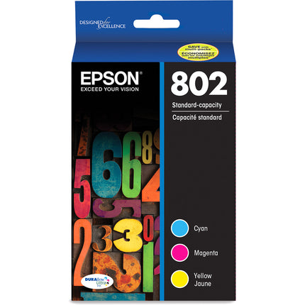 Epson 802 DURABrite Ink Pack Color 650 páginas para WF-4720 4730 4734 4740
