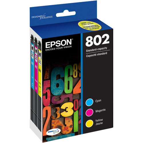 Epson 802 DURABrite Ink Pack Color 650 páginas para WF-4720 4730 4734 4740
