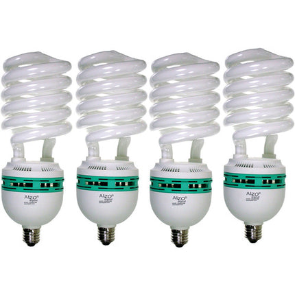 ALZO Lámpara de Techo Drum con 4 Bombillas CFL 3200K y Garantía 1 Año