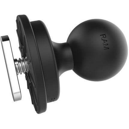 RAM Mounts Bola de seguimiento de 1 pulgada con tornillo en T acero inoxidable