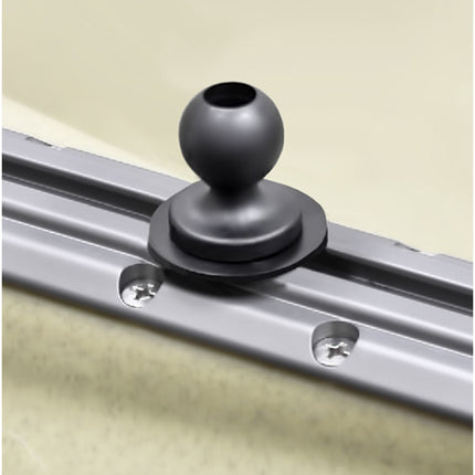 RAM Mounts Bola de seguimiento de 1 pulgada con tornillo en T acero inoxidable