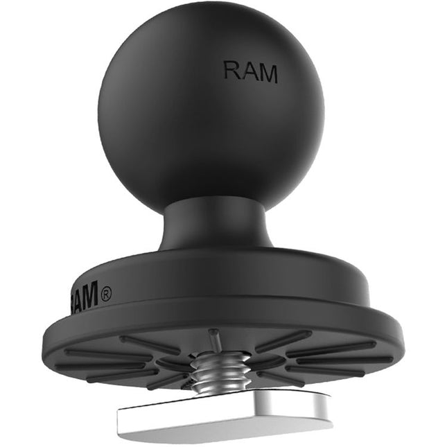RAM Mounts Bola de seguimiento de 1 pulgada con tornillo en T acero inoxidable