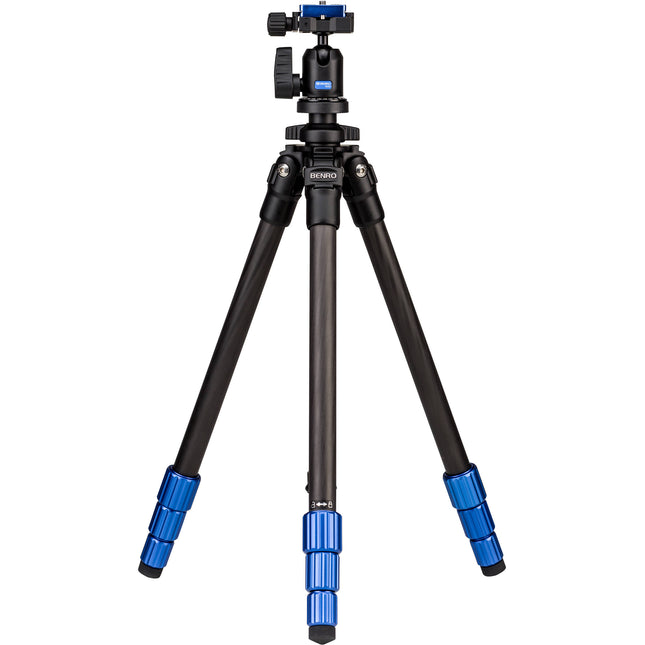 Benro Slim Trípode de Fibra de Carbono con Cabezal Bola 146 cm y 3.2 pulgadas plegado