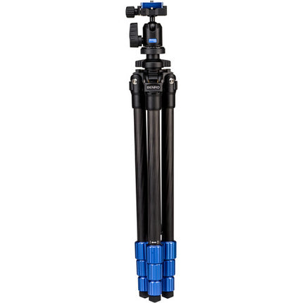 Benro Slim Trípode de Fibra de Carbono con Cabezal Bola 146 cm y 3.2 pulgadas plegado