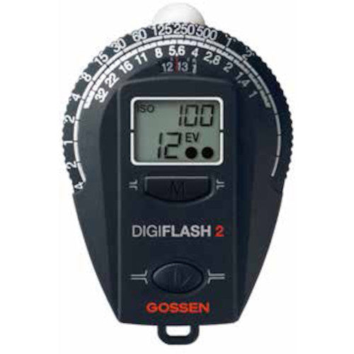 Gossen Digiflash Light Meter 2 Medidor de luz con pantalla LCD y sensor SBC