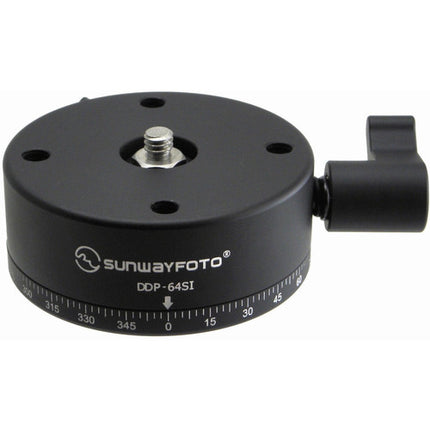 Sunwayfoto DDP-64SI y DDY-64I Rotador Indexado 17.6 lb capacidad 64mm clamp