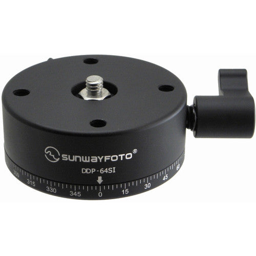 Sunwayfoto DDP-64SI y DDY-64I Rotador Indexado 17.6 lb capacidad 64mm clamp