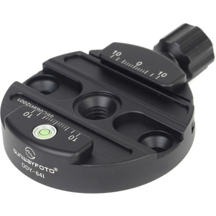 Sunwayfoto DDP-64SI y DDY-64I Rotador Indexado 17.6 lb capacidad 64mm clamp