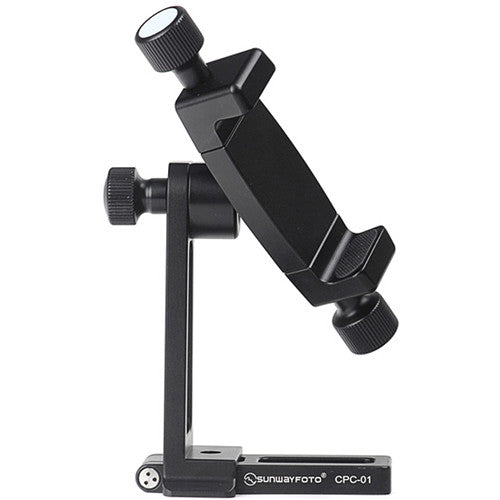 Sunwayfoto Soporte para Smartphone de 2.2 a 3.6 Pulgadas con Cabezal Giratorio