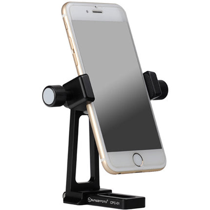 Sunwayfoto Soporte para Smartphone de 2.2 a 3.6 Pulgadas con Cabezal Giratorio
