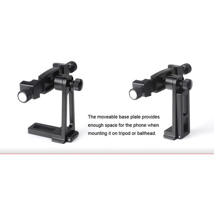 Sunwayfoto Soporte para Smartphone de 2.2 a 3.6 Pulgadas con Cabezal Giratorio